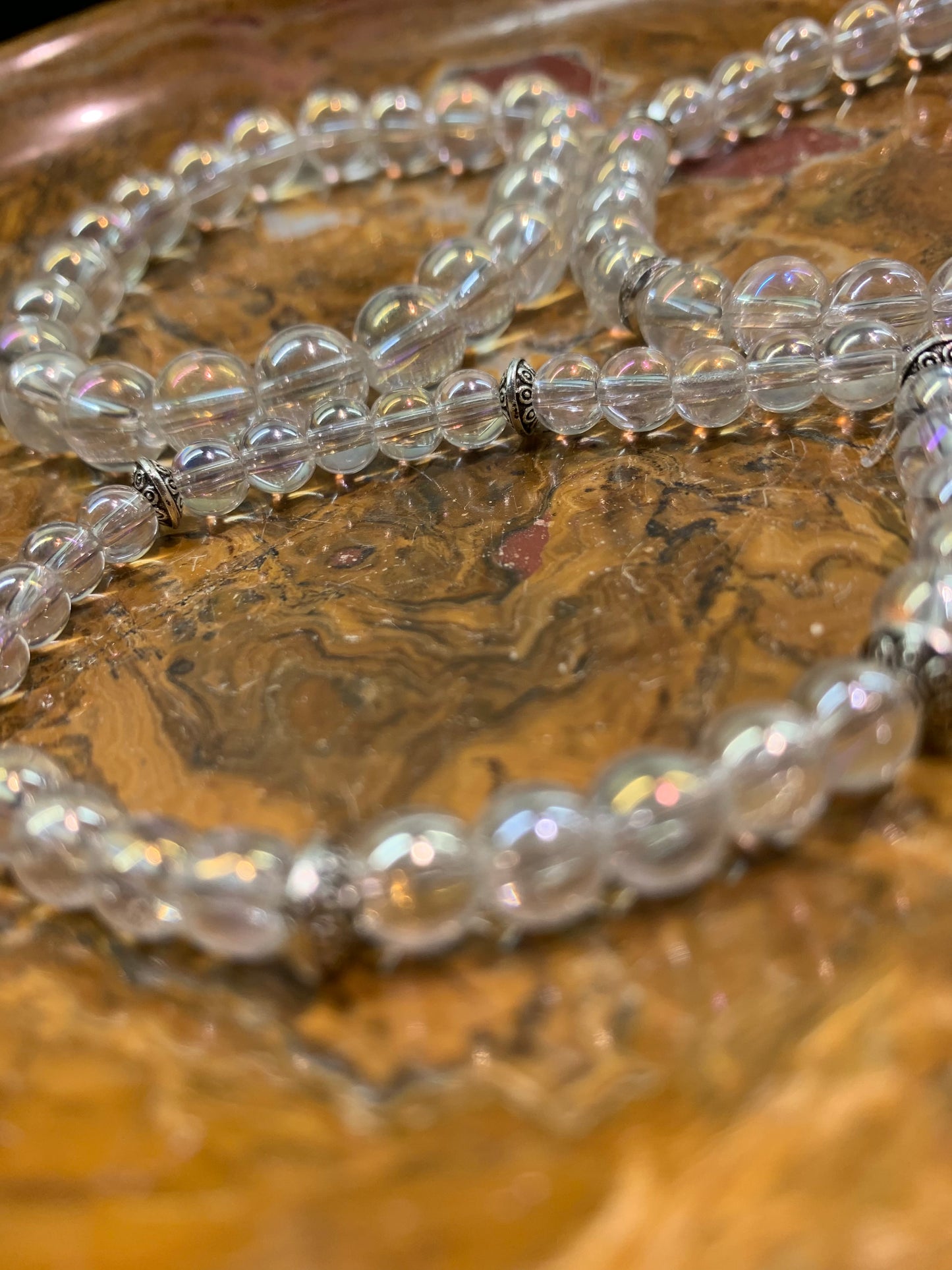 Artisan Sea Glass Bead Bracelet